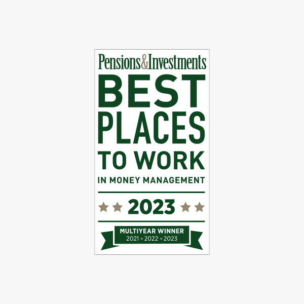 Pensions & Investment Best Place to Work in Money Management