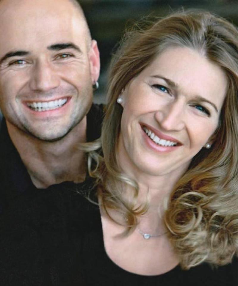 Andre Agassi and Stefanie Graf